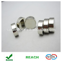 nickle coating round magnets for fabric